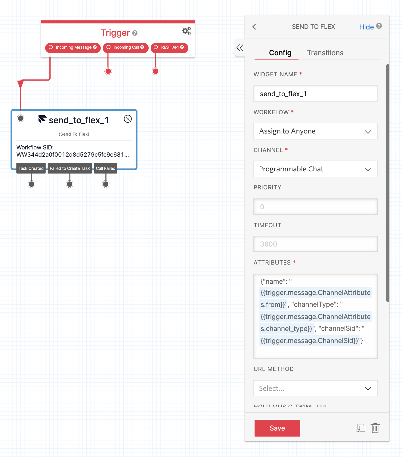 Widget Config