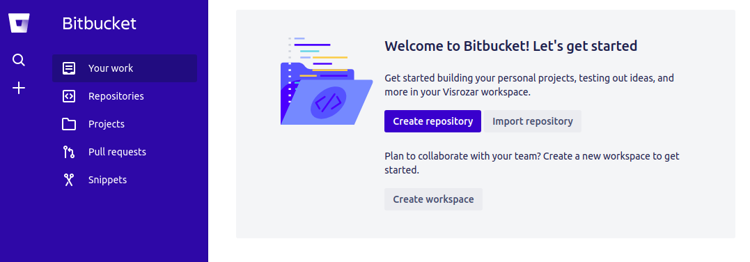 Bitbucket Homepage