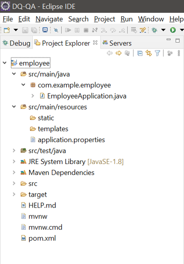 eclipse project explorer