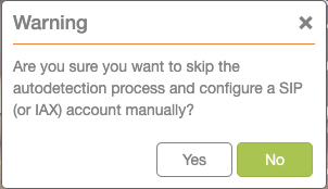 Click "Yes" button on warning screen.