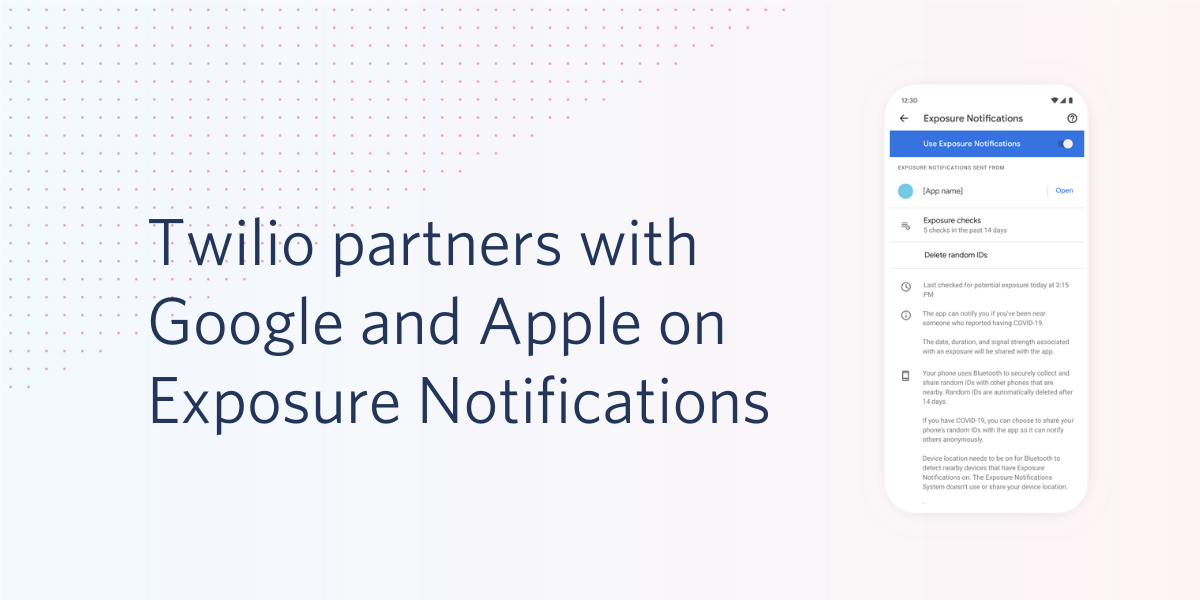 Exposure Notifications Header