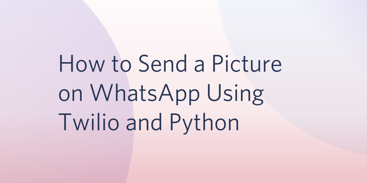 header - How to Send a Picture on WhatsApp Using Twilio and Python
