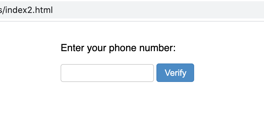 phone number input field that has no special formatting
