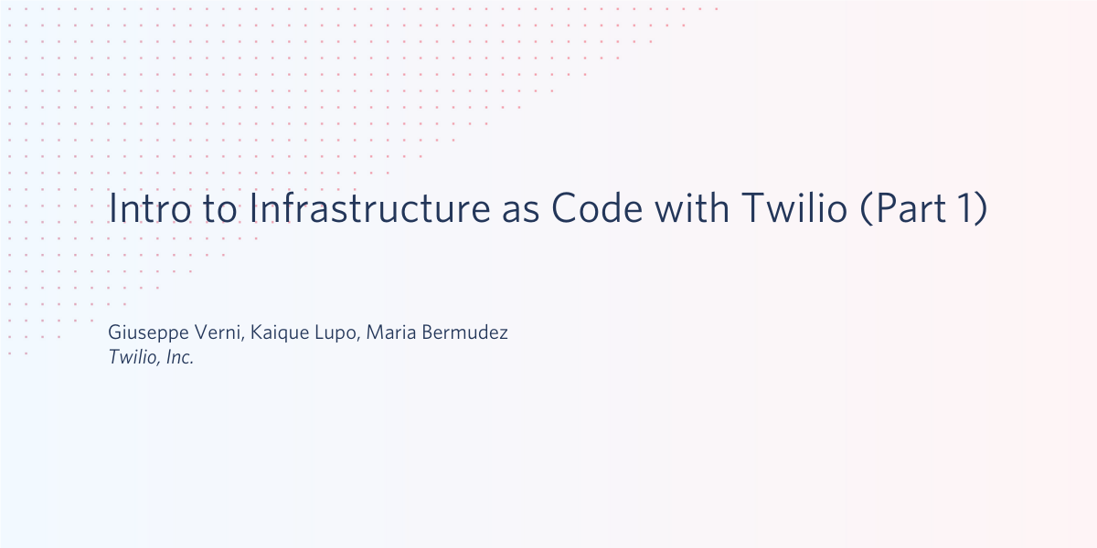 Infrastructure as Code Part 1