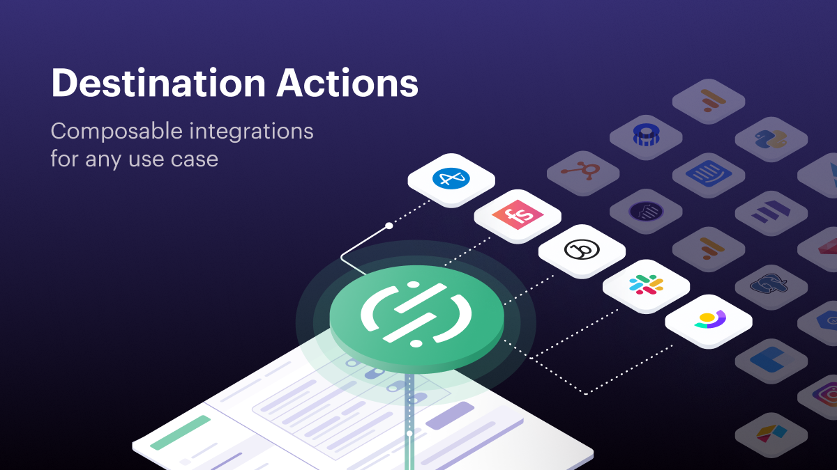 Segment Destination Actions header