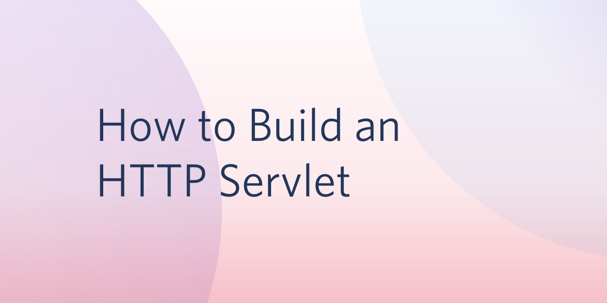 helper - How to Start an HTTP Servlet