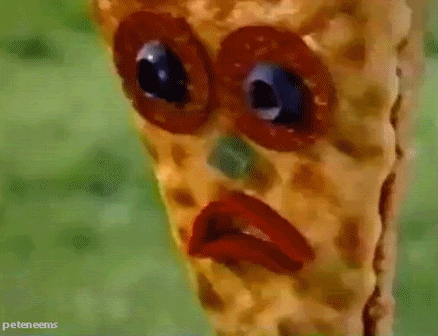 Sad Pizza Face