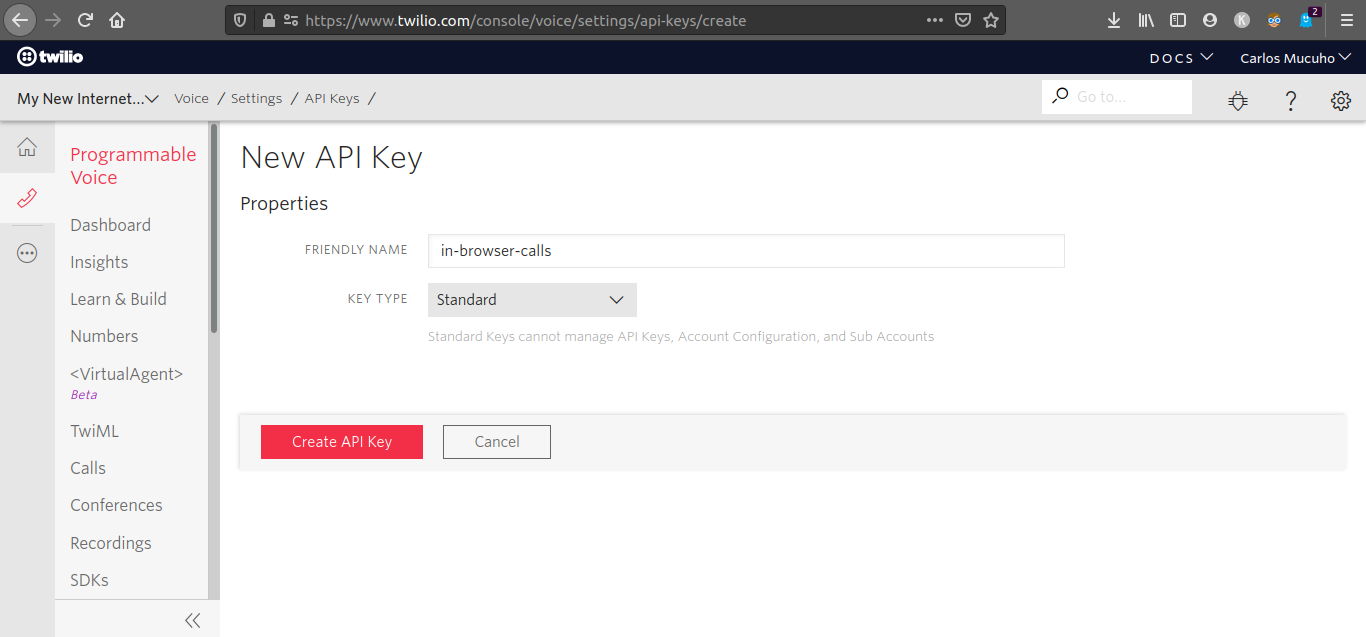New API Key