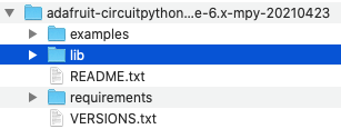 CircuitPython lib directory
