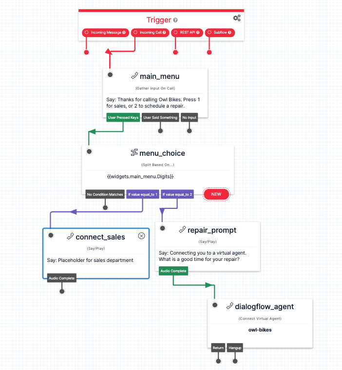 First Studio Flow Example