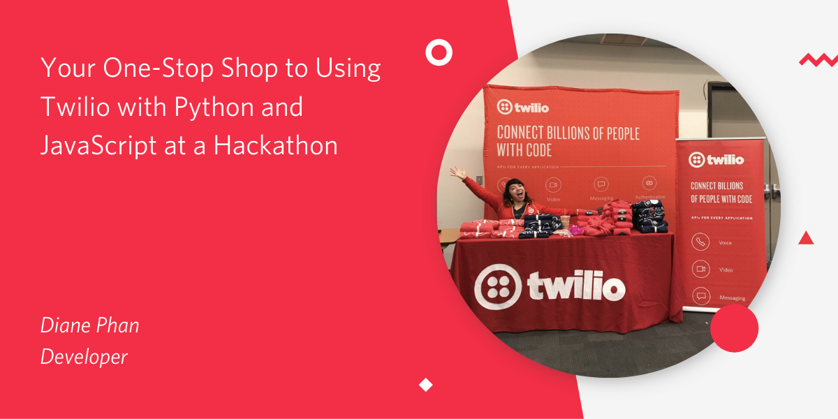 header - Your One-Stop Shop to Using Twilio with Python and JavaScript at a Hackathon