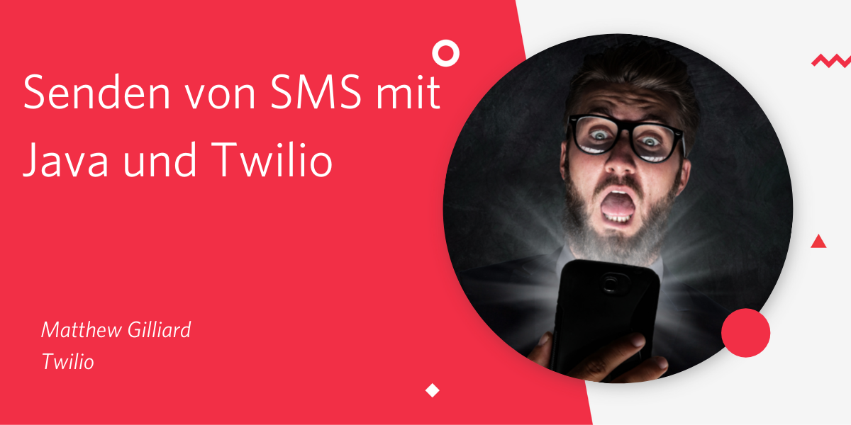 Senden von SMS mit Java und Twilio