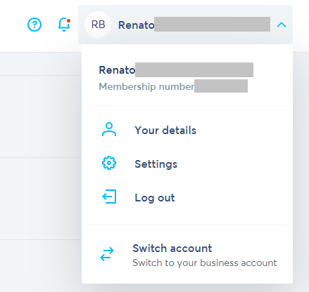 TransferWise settings