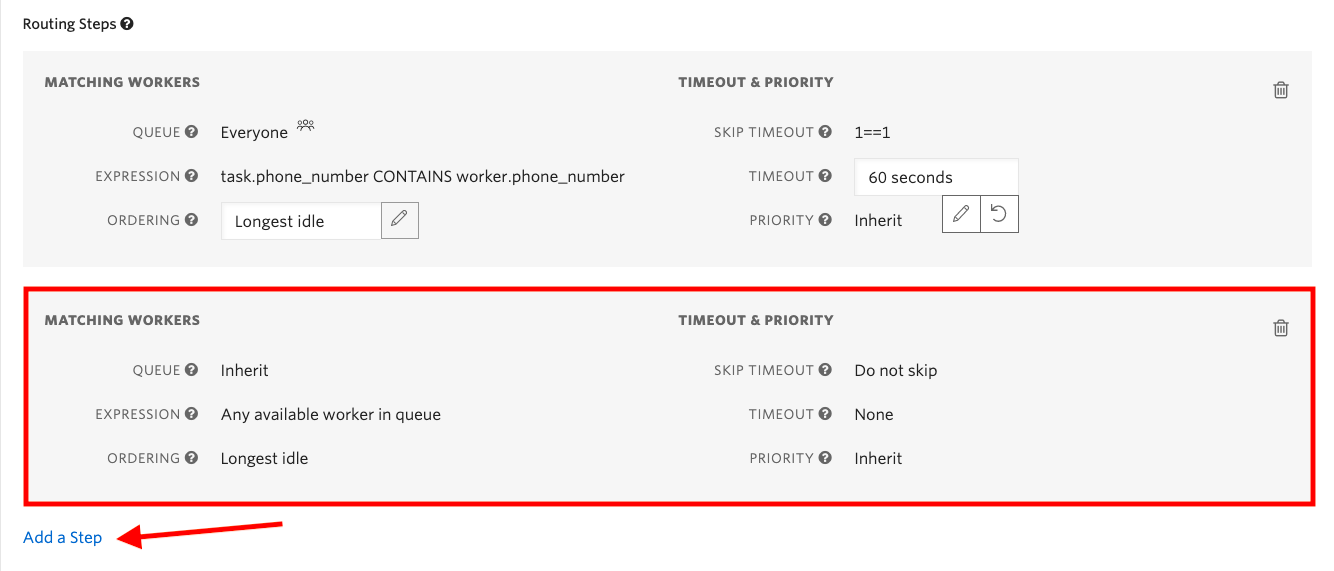 Adding default step of Flex TaskRouter setup.