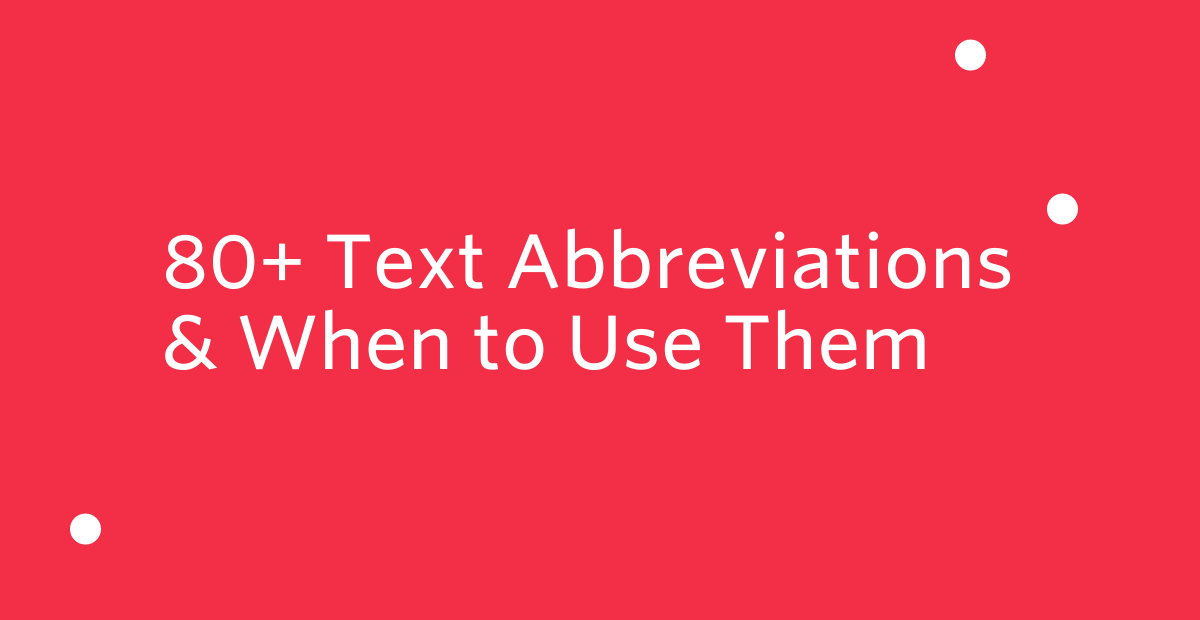 text-abbreviations