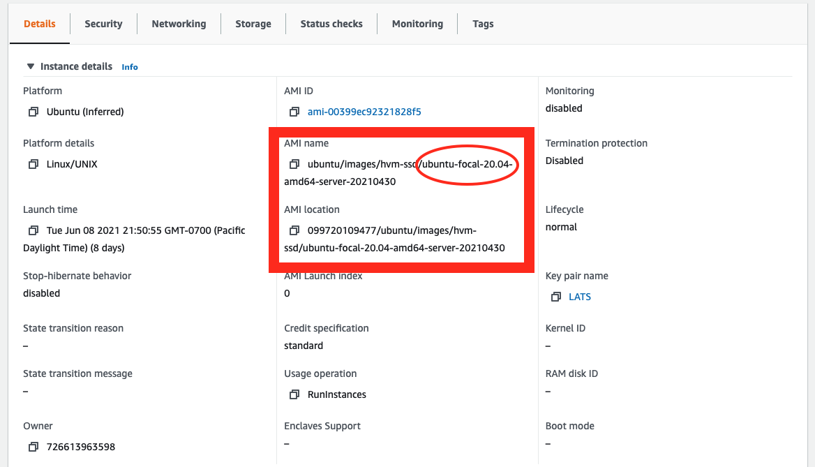 check the latest version of your virtual server in the AMI name of the AWS EC2 console