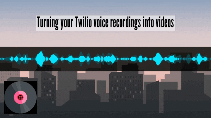 Vidéo - Transformation d"un enregistrement vocal en une vidéo 