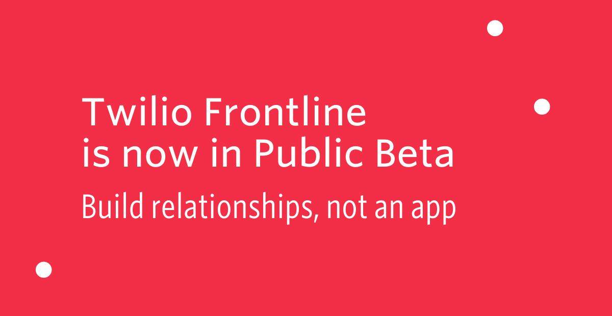 Frontline Public Beta Header