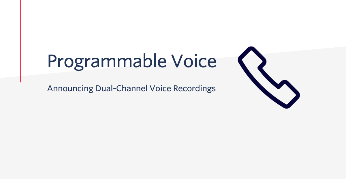 Programmable Voice Dual-channel by default header