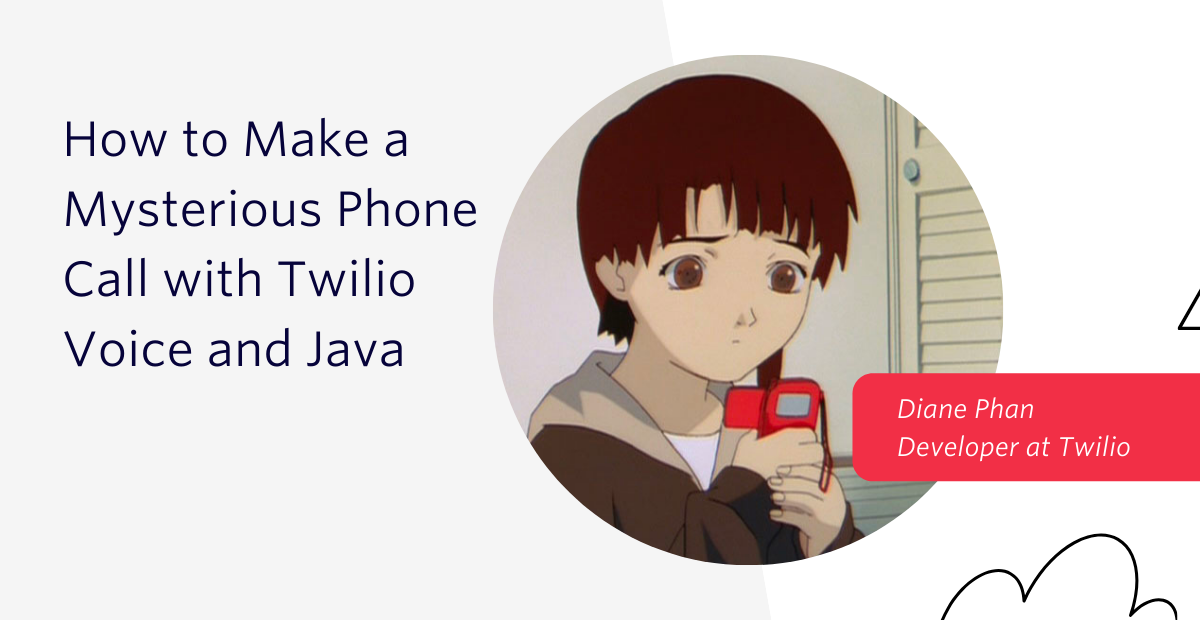 How to make a mysterious phone call with Twilio Voice and Java