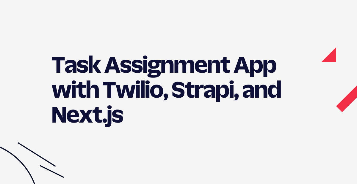 Task assignment app header