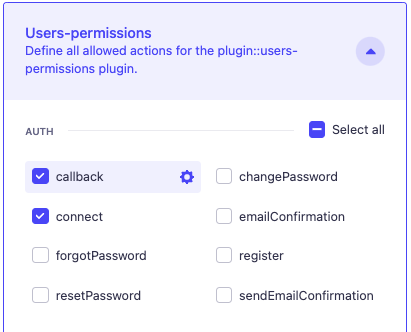 Permissions for User collection type for Public role