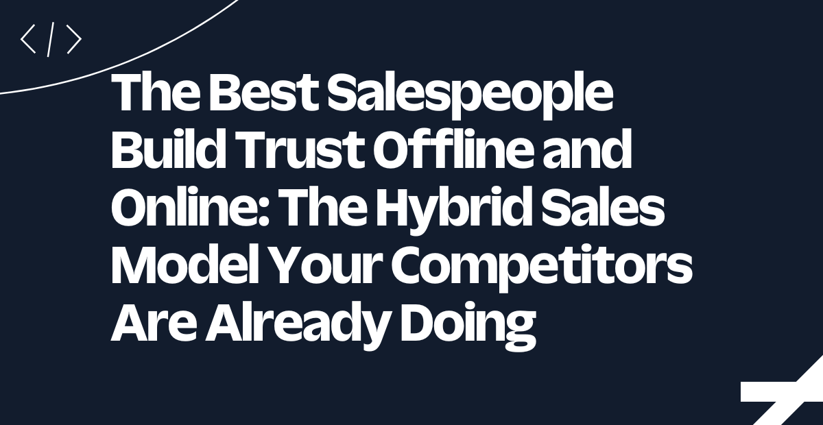 hybrid sales model hybrid sales model