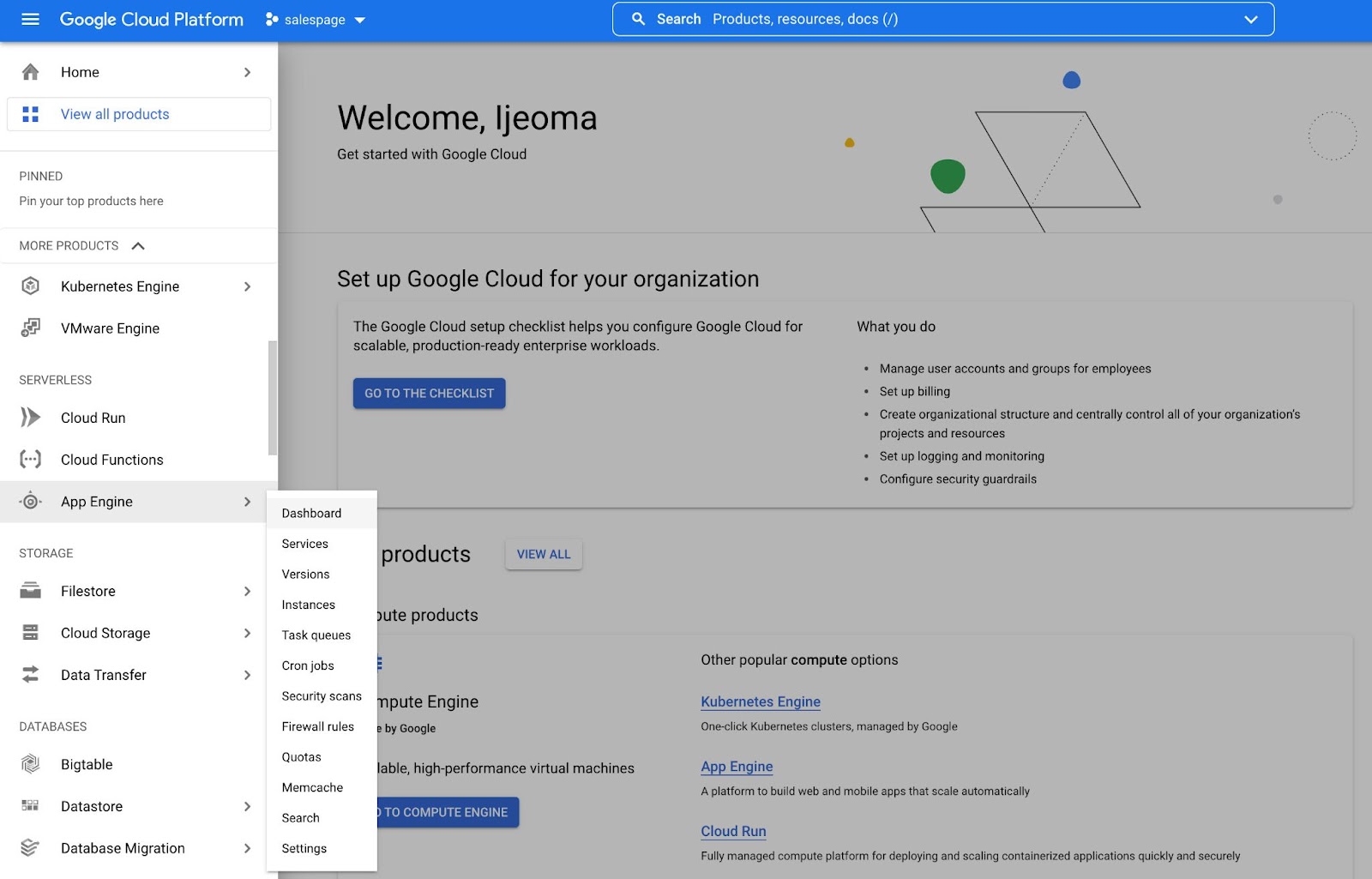 Create Google Cloud VM