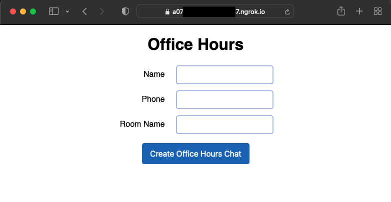 Office hours application