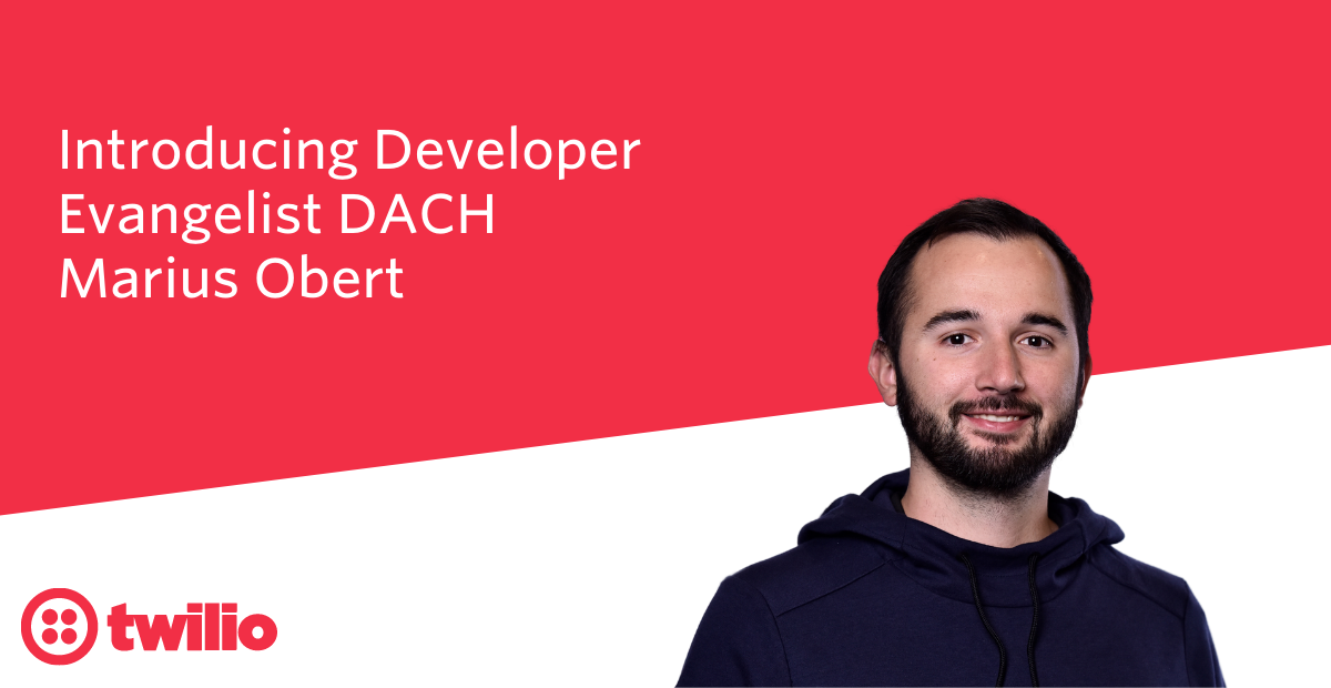 Introducing Developer Evangelist DACH Marius Obert