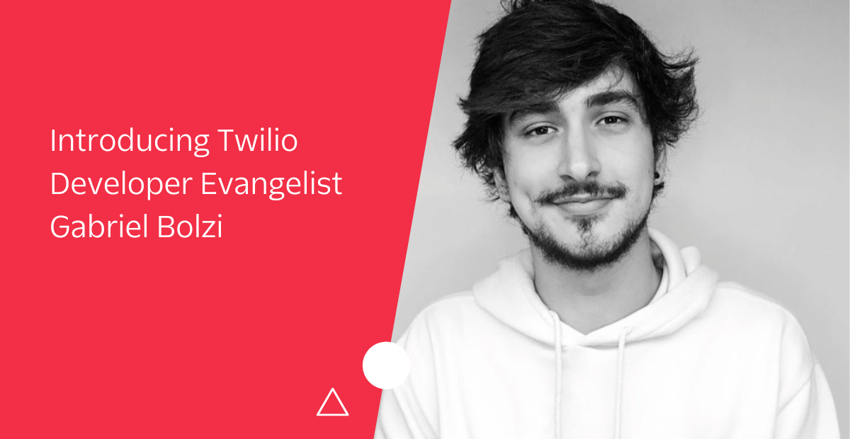 Introducing Twilio Developer Evangelist Gabriel Bolzi