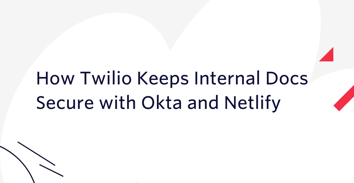 Secure Internal Docs Netlify Okta