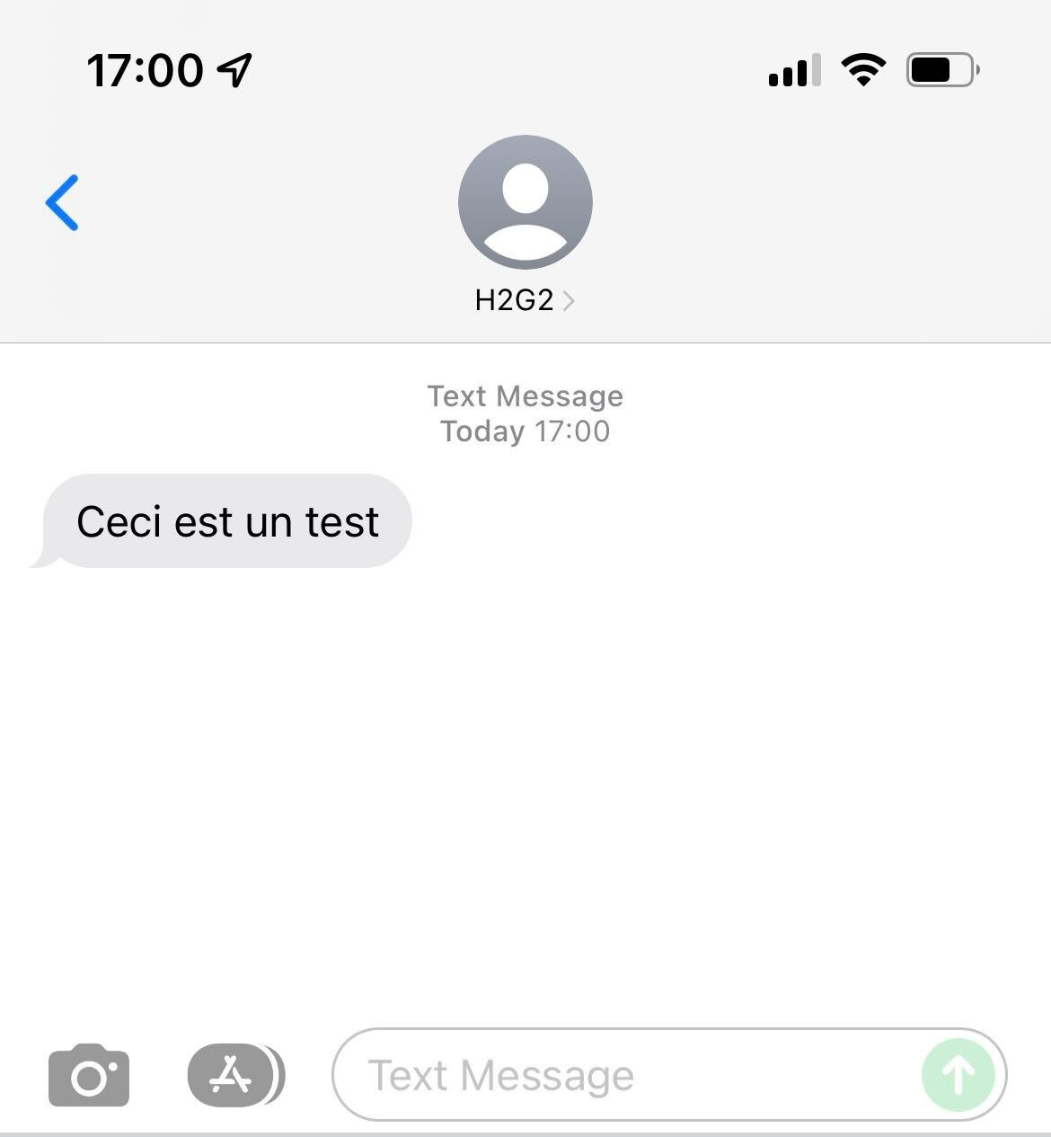 SMS Test