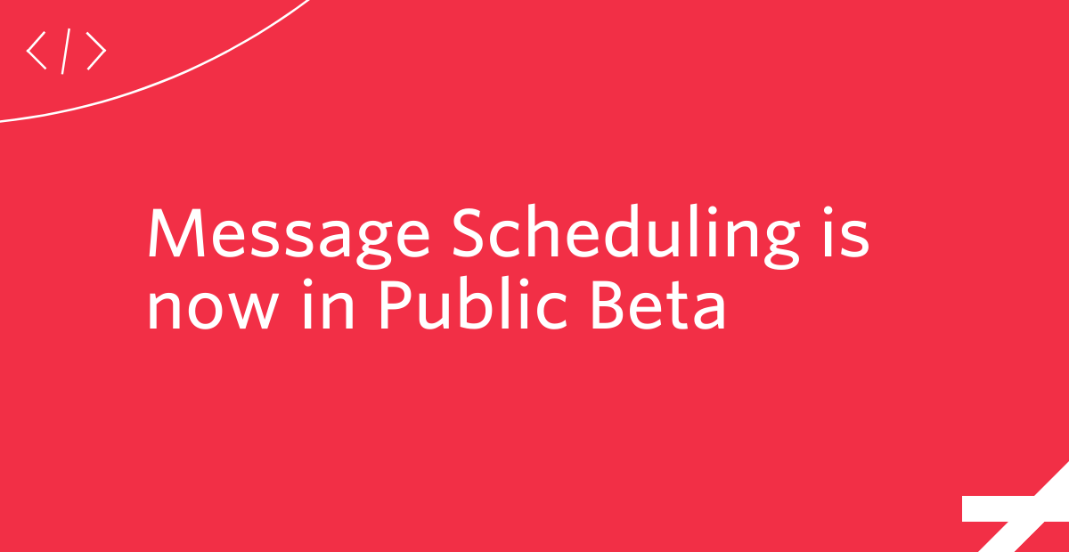 Message Scheduling jp