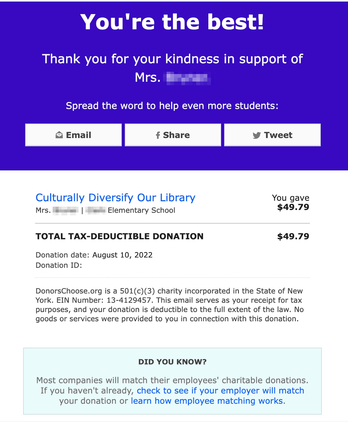 nonprofit email