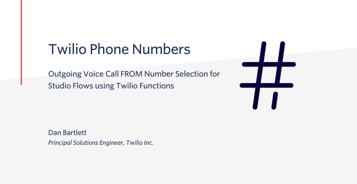 Voice Call Outgoing From Number Banner
