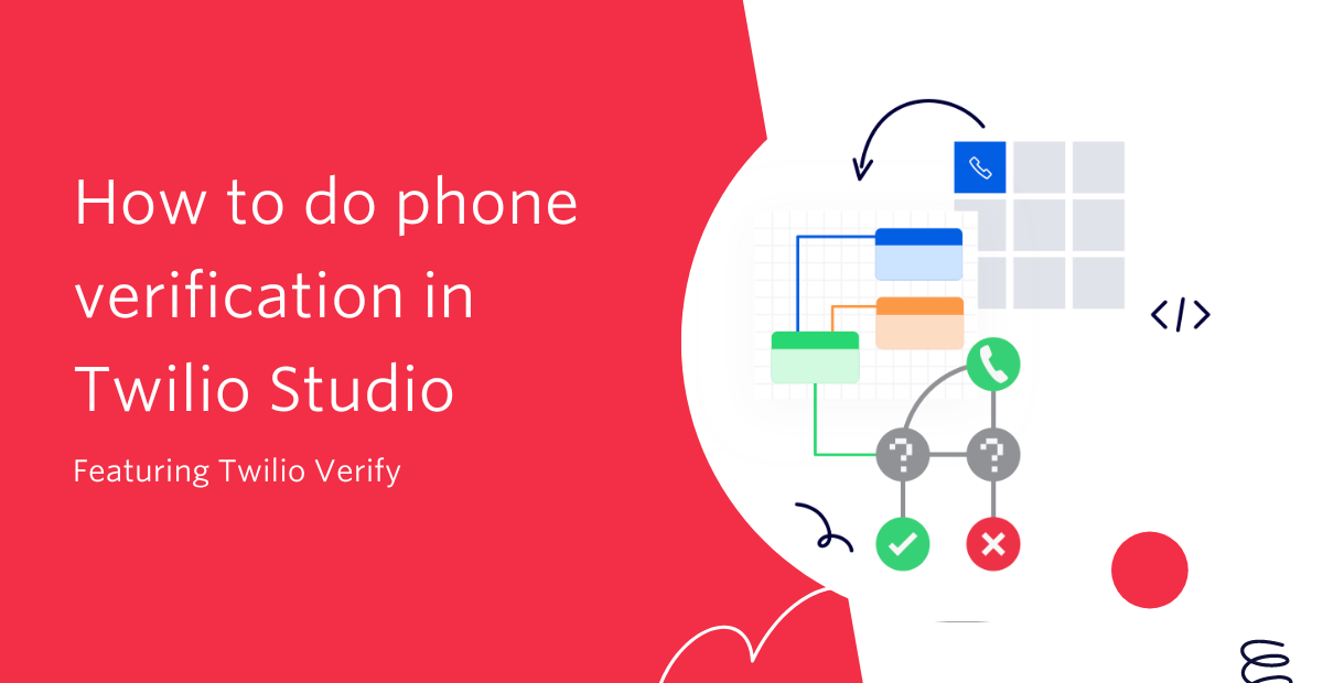 Blog header: How to do phone verification in Twilio Studio