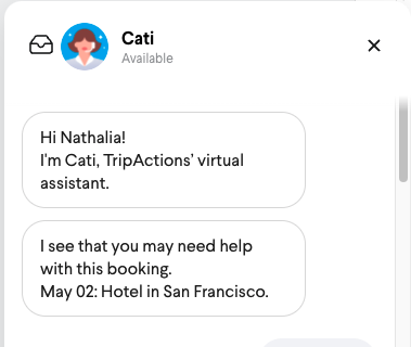 real-time messaging chatbot example