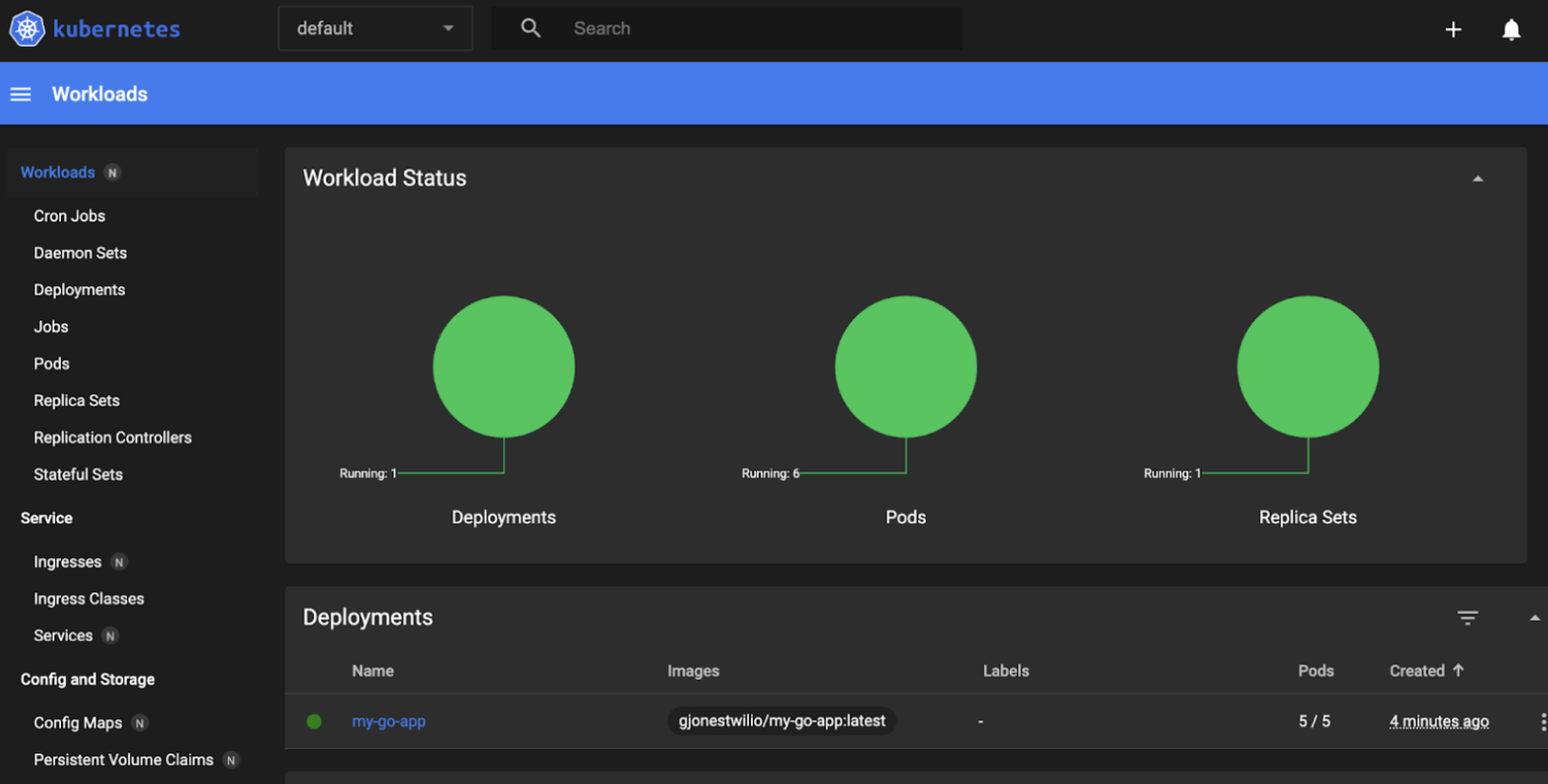 Minikube Kubernetes Dashboard