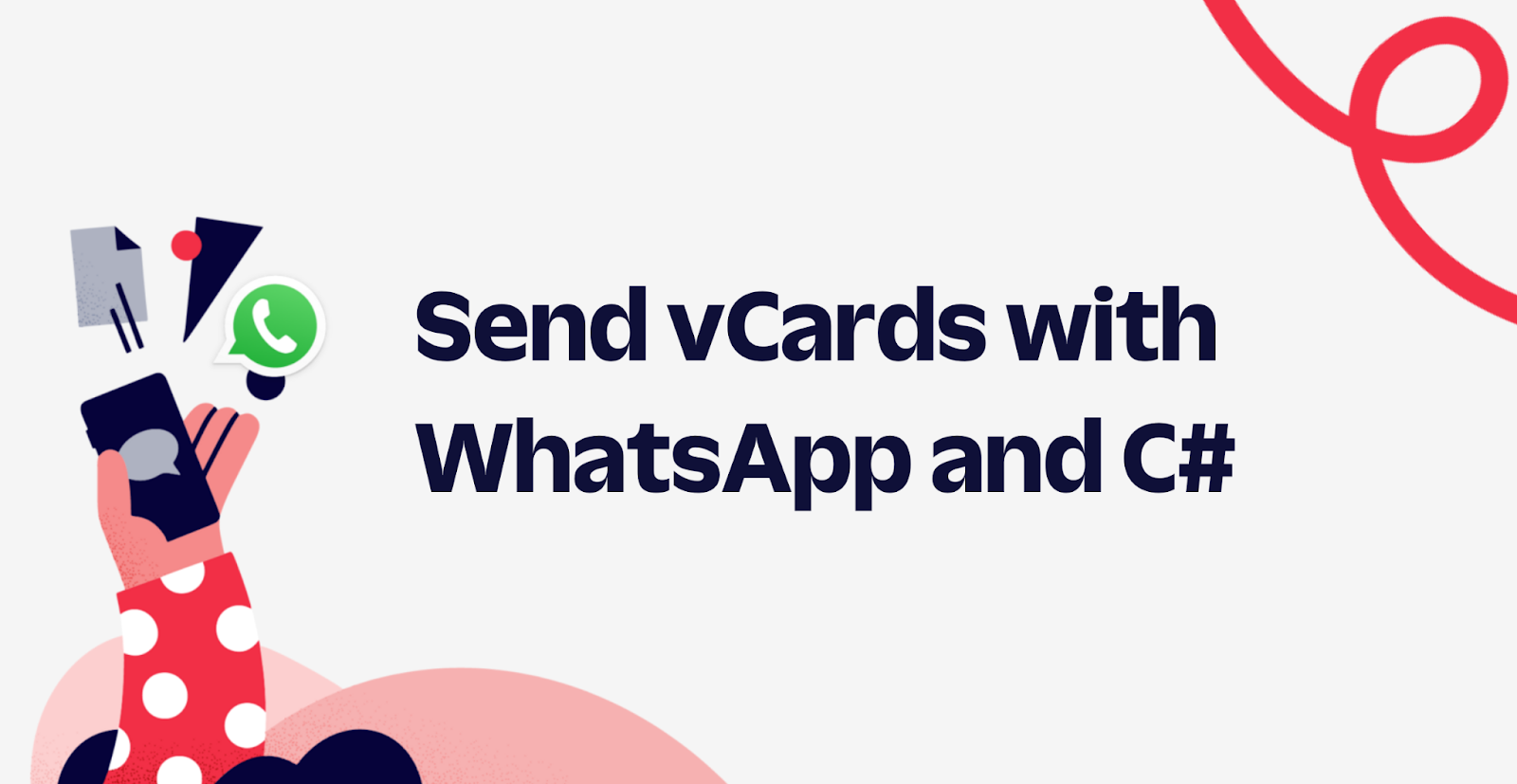 Send vCards with WhatsApp and C#