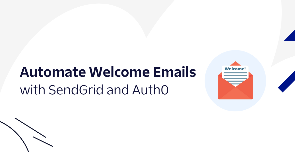 Automate welcome emails header