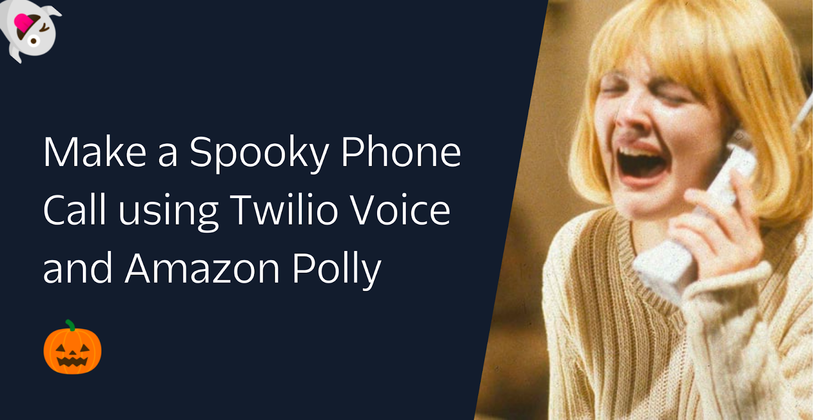 Make a Spooky Phone Call using Twilio Voice  and Amazon Polly