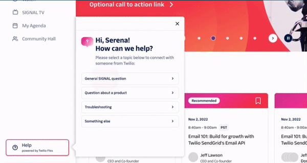 Engage hosts live during Twilio's SIGNAL 2022