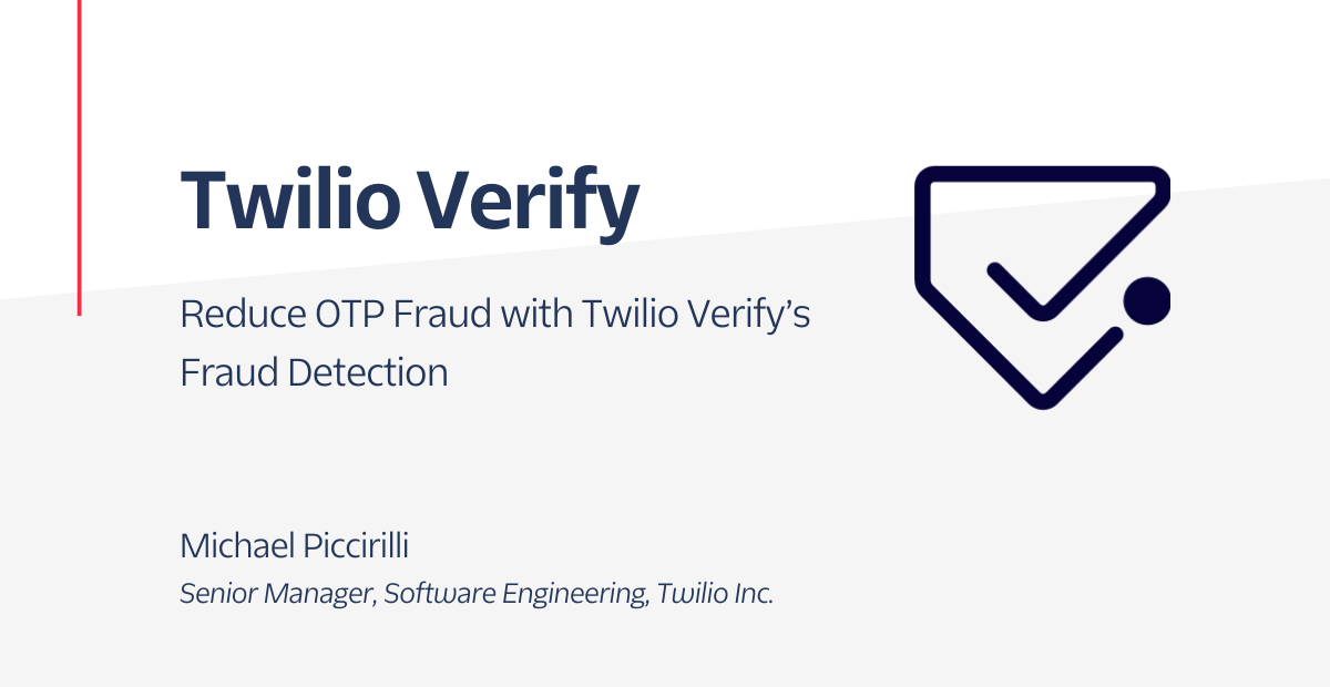 Verify Fraud Detection OTP Hero