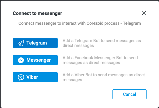 Pick Viber to integrate Corezoid and Viber