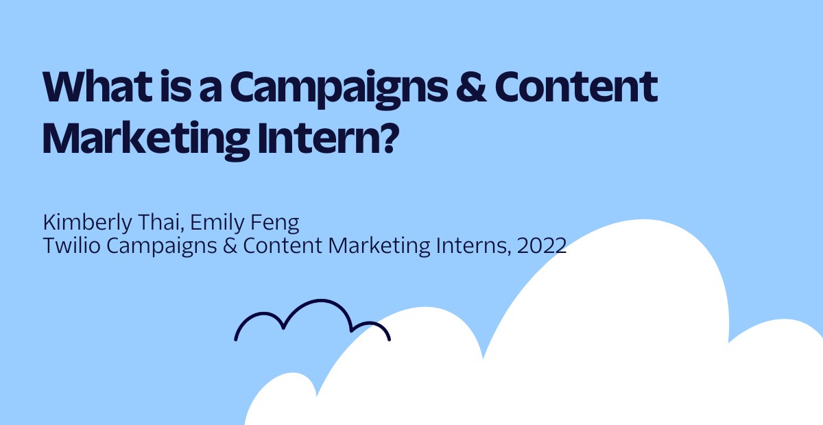 What is a Campaigns & Content Marketing Intern?