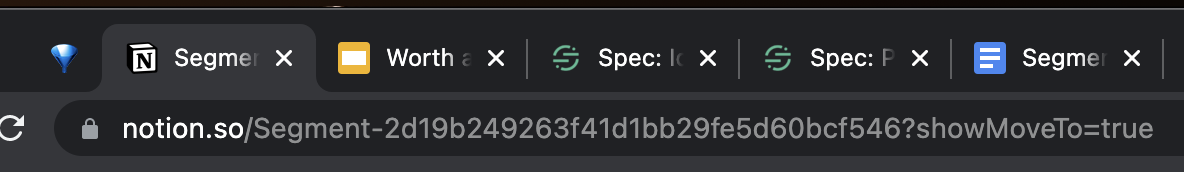 notion url in browser bar