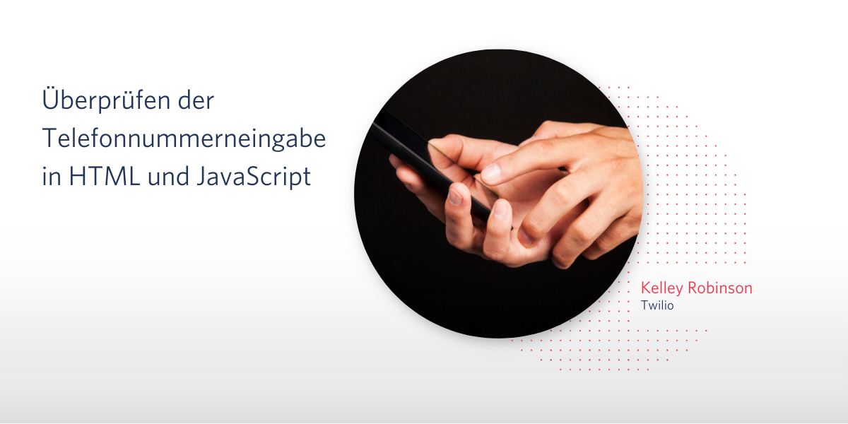 Überprüfen der Telefonnummerneingabe in HTML und JavaScript