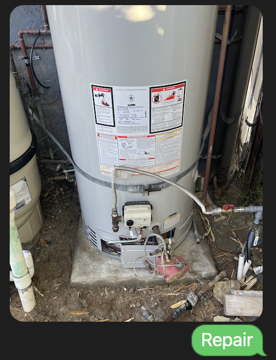 Picture of a water heater