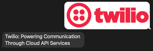 Sending the Twilio logo to an AI classifier